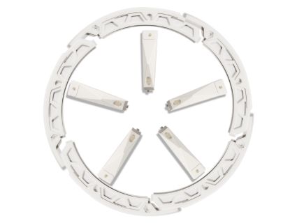 GRID WHEELS GD04A 17X9.0 WHT INSERT - 4A17090WIN