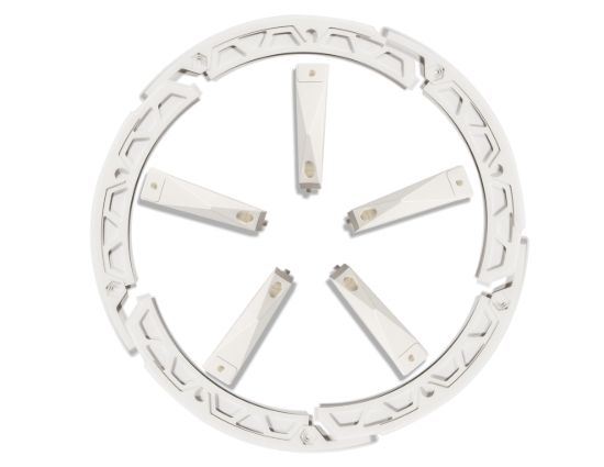 GRID WHEELS GD04A 20X9.0 WHT INSERT - 4A20090WIN