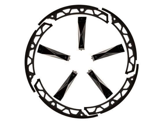 GRID WHEELS GD04A 20X12.0 BLK INSERT - 4A20120BIN