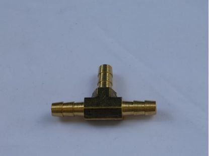 HELIX RACING BRASS BARB/BARB/BARB 'T' 1/4'(6.5MM - 531460