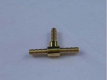 HELIX RACING BRASS BARB/BARB/BARB 'T' 3/16'(5MM) - 531470