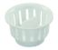 JR PRODUCTS SCREW-IN BASKET  WHT - 95045