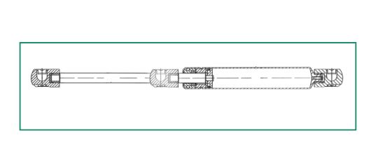 JR PRODUCTS GAS SPRING - GSNI403330