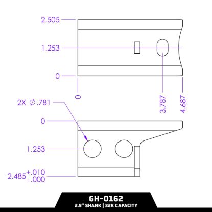 GEN-Y HITCH 32K PINTLE LOCK 2.5' SHANK - GH0162