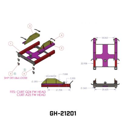 GEN-Y HITCH ADVANTAGE HITCH - FIFTH WHEEL GOOSE - GH21201