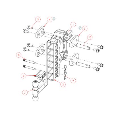 GEN-Y HITCH THE BOSS TORSION-FLEX 2.5' SHANK 7. - GH2325