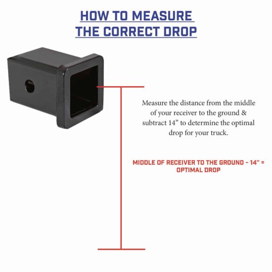 GEN-Y HITCH MEGA-DUTY 2' SHANK 7.5' DROP 1.5K T - GH324