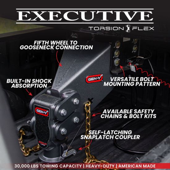 GEN-Y HITCH GEN III EXECUTIVE - AUTO LATCH TORS - GH8076ALBR