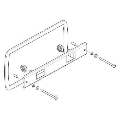HUMMINBIRD IN DASH MOUNTING KIT  HELIX 7 - 7401741