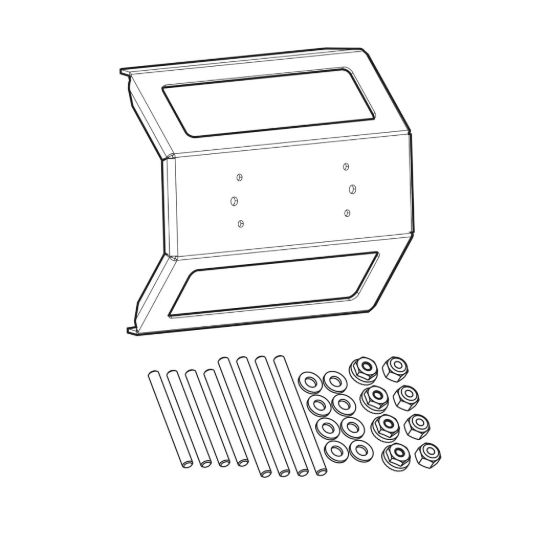 HUMMINBIRD IN DASH MOUNTING KIT  SOLIX 12 - 7401761