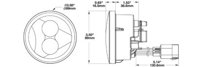 JW SPEAKER 239 J2 JK FRONT TURN KIT - 0346503