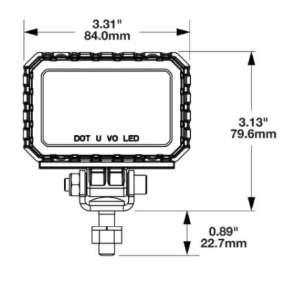 JW SPEAKER 24V LED FOG LIGHT - 2 LIGHT KIT WIT - 0530303
