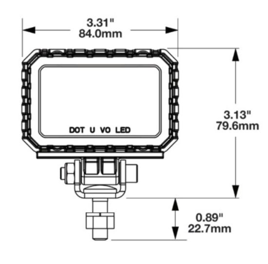 JW SPEAKER 24V LED FOG LIGHT - 2 LIGHT KIT WIT - 0530303