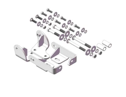 HUSKY TOWING CUST BRKT KIT 2014 DODGE 2500 - 32556