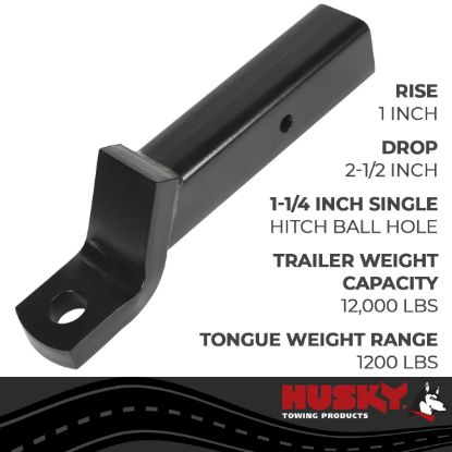 HUSKY TOWING 2.5' HOLLOW BM  CL V  9.5'L  2.5'D - 33004