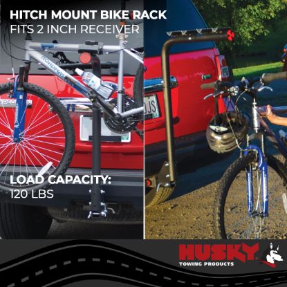 HUSKY TOWING HITCH MOUNTED 4 BIKE RACK - 81147