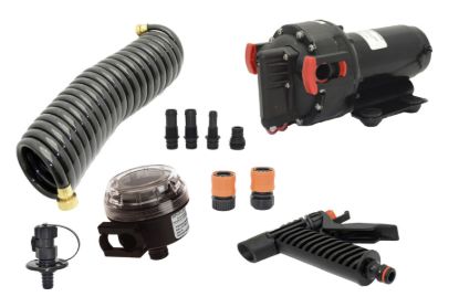 JOHNSON PUMP AQUJET WSHDWN KT 5.2GPM 12V W/SWIT - 64534