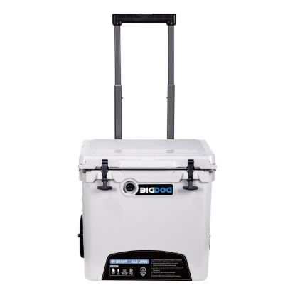 HUSKY TOWING 45 QT ROLLING COOLER W ACCESSORIES - BDCR45