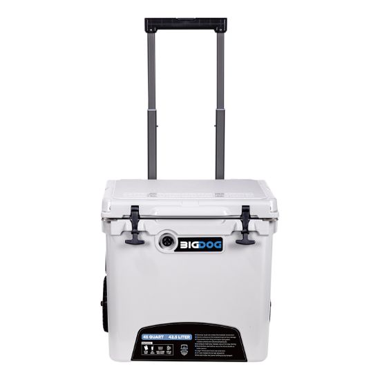 HUSKY TOWING 45 QT ROLLING COOLER W ACCESSORIES - BDCR45