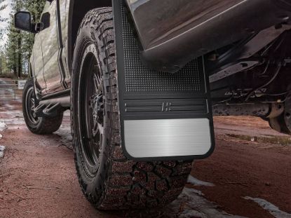 HUSKYLINER RUBBER FRT MUD FLAPS-12' W/WEIGHT - 55001