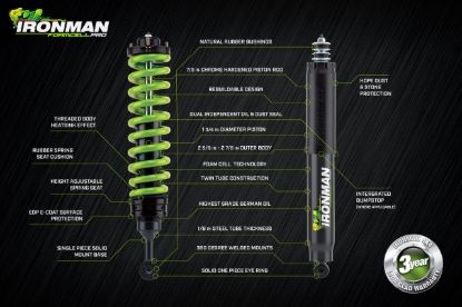 IRONMAN 4X4 FOAM CELL PRO REAR SHOCK ABSORBER S - 45003FEP