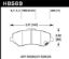 HAWK BRAKE PADS LTS - HB569Y650