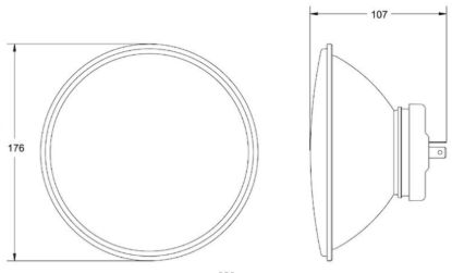 HELLA HLMP CONV 7'2 LAMP KIT - 002395801