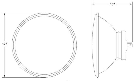HELLA HLMP CONV 7'2 LAMP KIT - 002395801