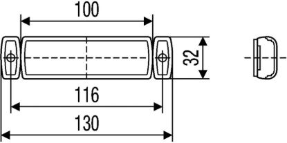 HELLA LAMP S MRKR 8645 LED AMB - 008645011