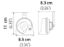 HELLA HORN KIT BX BLUE TRUMPET - 012010801