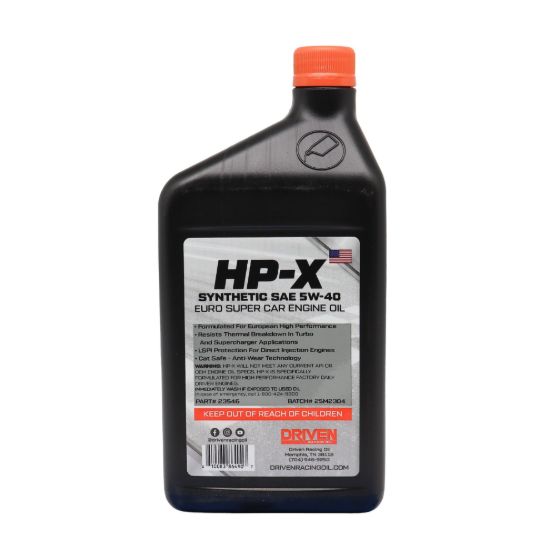 DRIVEN RACE HP-X EURO 5W40 MOTOR OIL - 23546