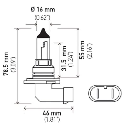 HELLA OPX XB TW 900612V80W - H71070367