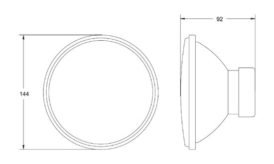 HELLA HLMP 5 3/4' H1 12V ECE BO - H11425011