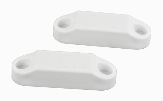 JR PRODUCTS MAGNETIC DOOR CATCH  WHITE - 0630095