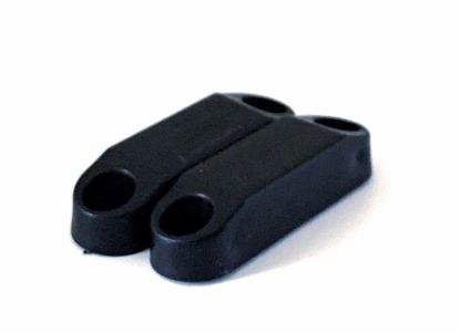 JR PRODUCTS MAGNETIC  DOOR CATCH  BLACK - 0630105