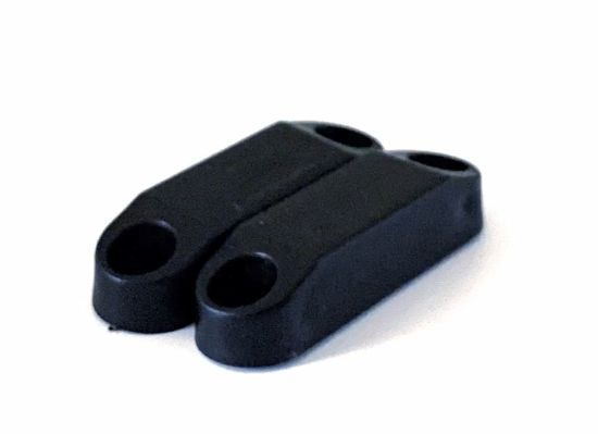 JR PRODUCTS MAGNETIC  DOOR CATCH  BLACK - 0630105