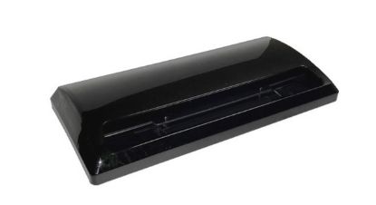 HENG'S IND BLACK STANDARD EXHAUST COVER  WALL - J116BKCN
