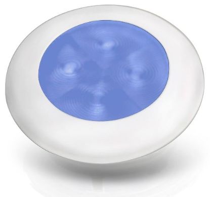 HELLA LIGHTS COURTESY BLUE - WHITE BEZEL W SPACE - 980502641