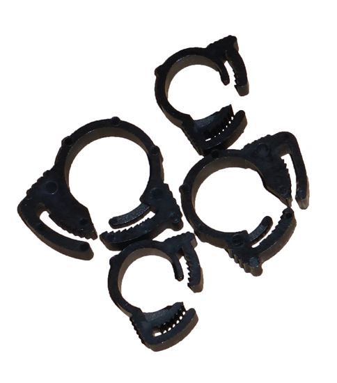 HELIX RACING 16PC ASSORT. NYLON RATCHET CLAMPS - 1112016