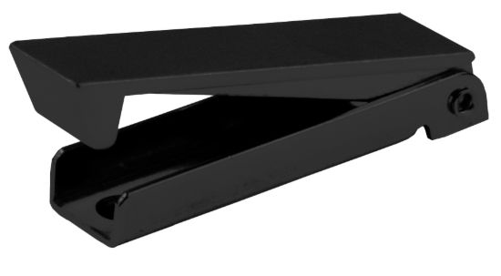 JR PRODUCTS BAGGAGE DOOR CATCH  SQUARE  BLACK - 10225