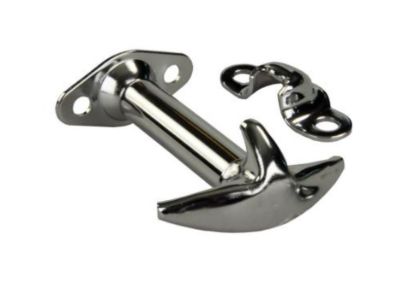 JR PRODUCTS HOOD LATCH  CHROME - 10865