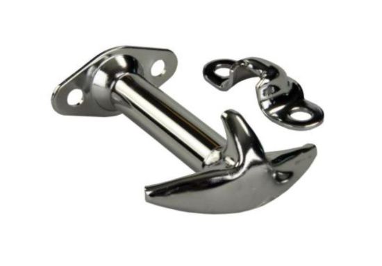 JR PRODUCTS HOOD LATCH  CHROME - 10865