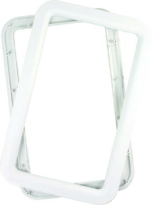 JR PRODUCTS DOOR WINDOW FRAME  WHITE - 11011