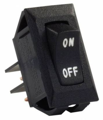 JR PRODUCTS LABELED 12V ON/OFF SW  BK - 125915