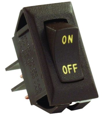 JR PRODUCTS LABEL 12V ON/OFF SW  BR - 12605