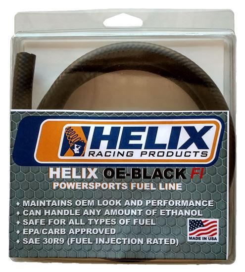 HELIX RACING 1/4' ID X 25 FT. OE BLACK FUEL INJE - 1404625