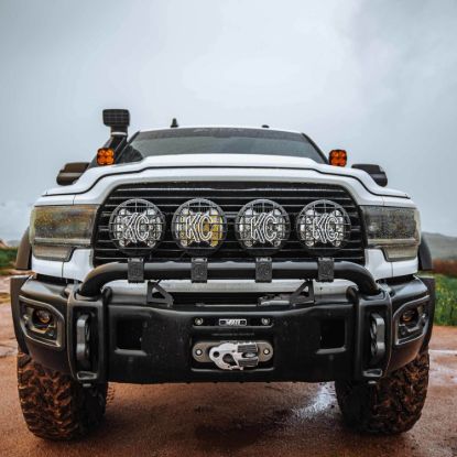 KC HILITE SLIMLITE  8' LED - STONE GUARD - BL - 7230