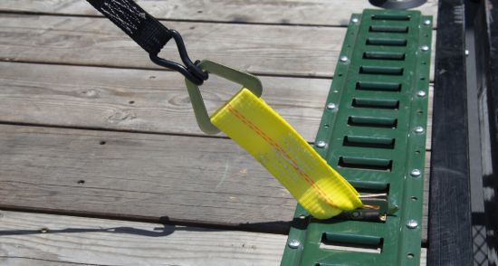 HAMPTON PROD 7'E-TRK TIE OFF STRAP D-RING 2K LBS - 47801