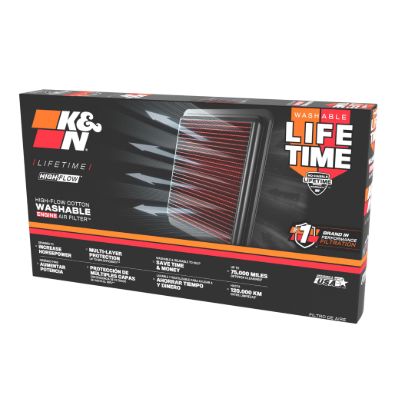 K&N FILTER PANEL FLTR SEE APPL.GUIDE - 332023