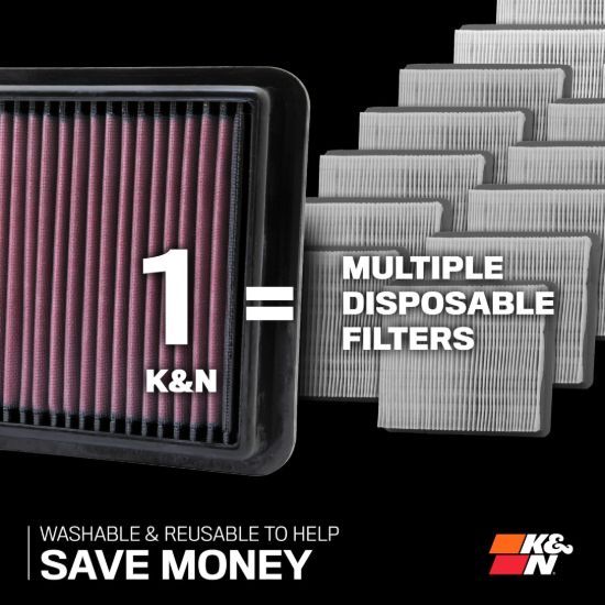 K&N FILTER REPLACEMENTAIRFILTER - 333191